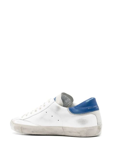 Sneakers Basse Prsx - Bianco e Blu PHILIPPE MODEL | PRLUWX46